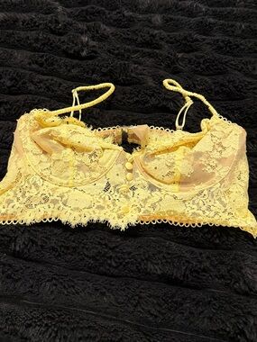 Yellow Lace Bralette